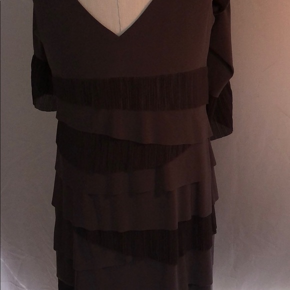 SL Fashions Tiered and Beaded Cocktail dress - Picture 8 of 9